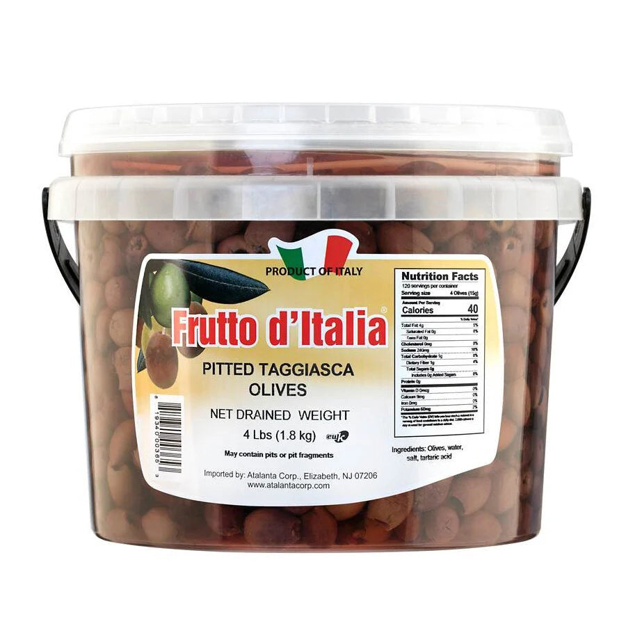 Pitted Taggiasche Olives - 1.8KG