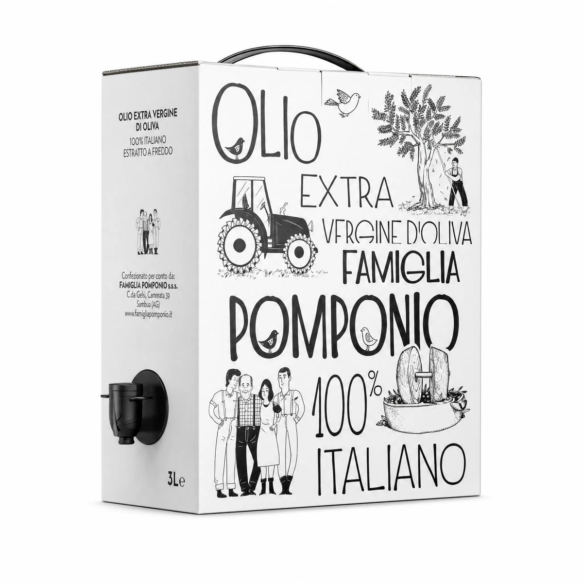 Olio extra vergine di oliva - 3L (Tetra Pack)
