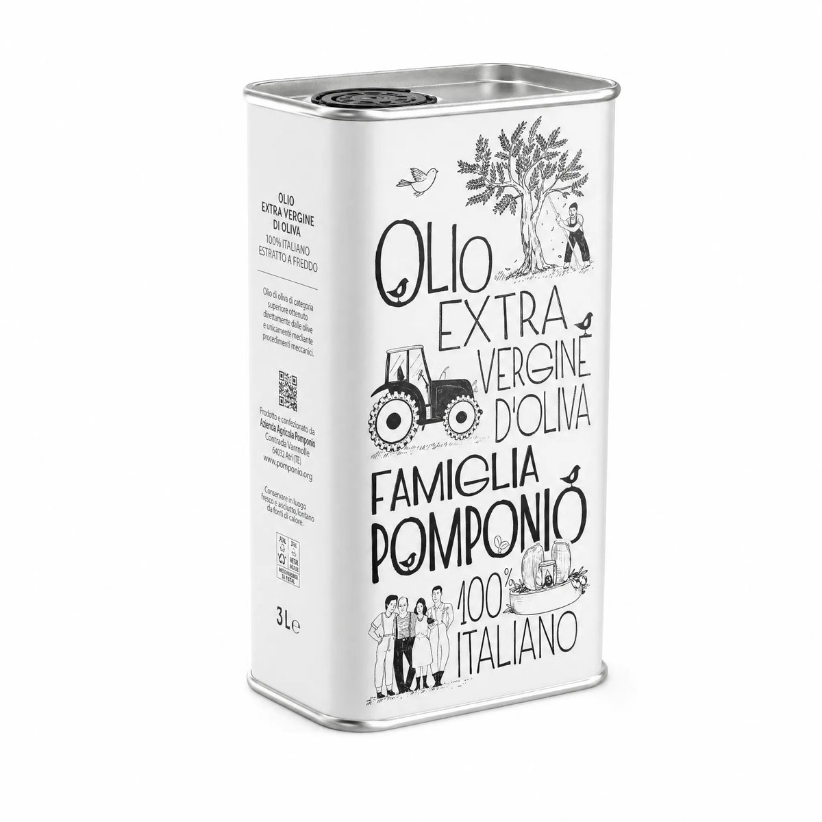 Olio extra vergine di oliva - 3L (Tin)