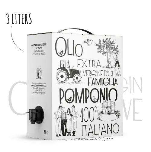 Olio extra vergine di oliva - 3L (Tetra Pack)