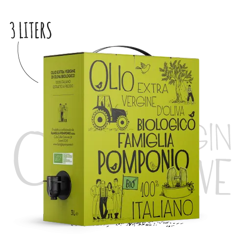 Olio Extra Vergine di Oliva Biologico (Tetra Pack) - 3L