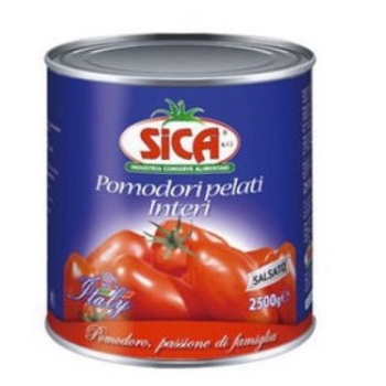 Whole peeled plum Tomatoes - 90oz