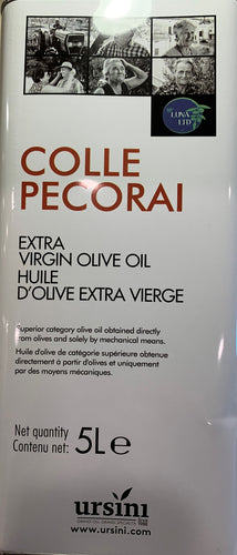 Extra Virgin Olive Oil - Colle Pecorai 5L