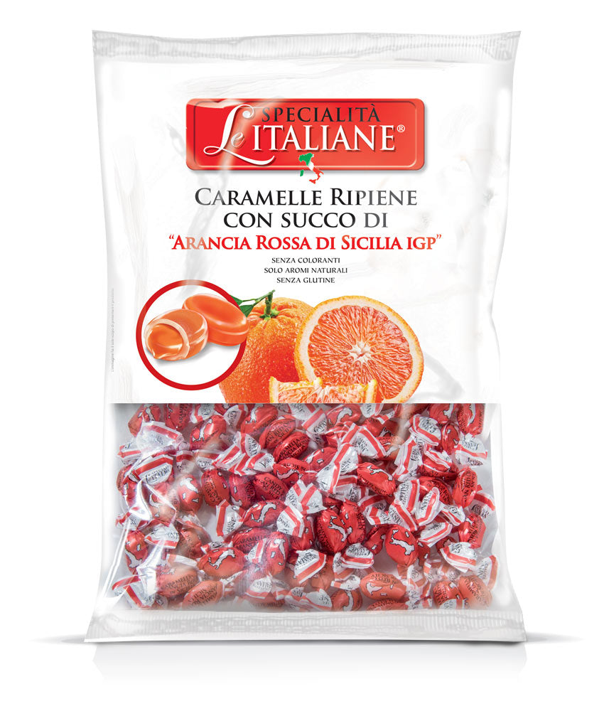 The Italian Specialities - Mini Candies with Sicilian Blood Orange Bulk 750g